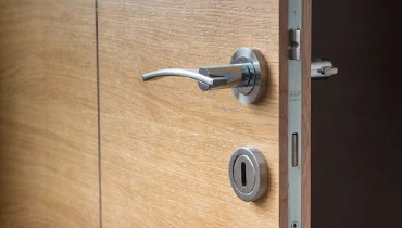 Door repair service rendered for residential door