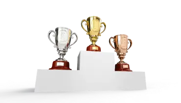 Trophies for winners