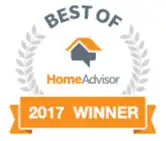 Best of HomeAdvisor 2017 Winner badge.