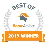 Best of Home Advisor 2019 winner badge.