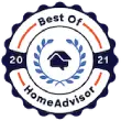 Best of Home Advisor 2021 badge.