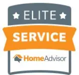 HomeAdvisor Elite Service badge.