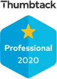 Thumbtack Professional 2020 badge.