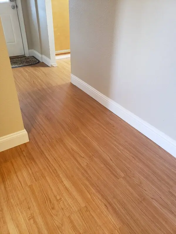 A home’s hardwood flooring after receiving flooring repairs in Vancouver, WA
