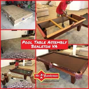 pool table assembly 