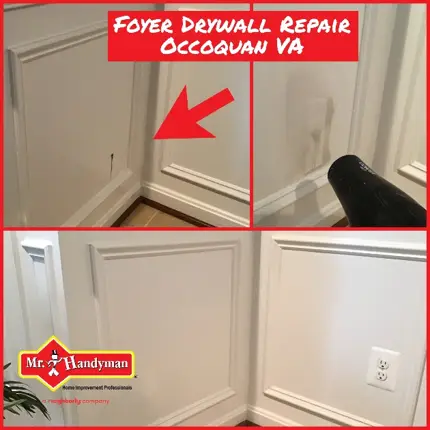 Foyer drywall repair occoquan
