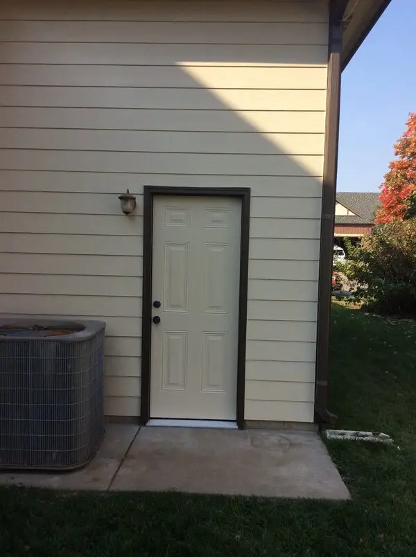 Exterior door replacement installed by handyman in Wichita, KS 