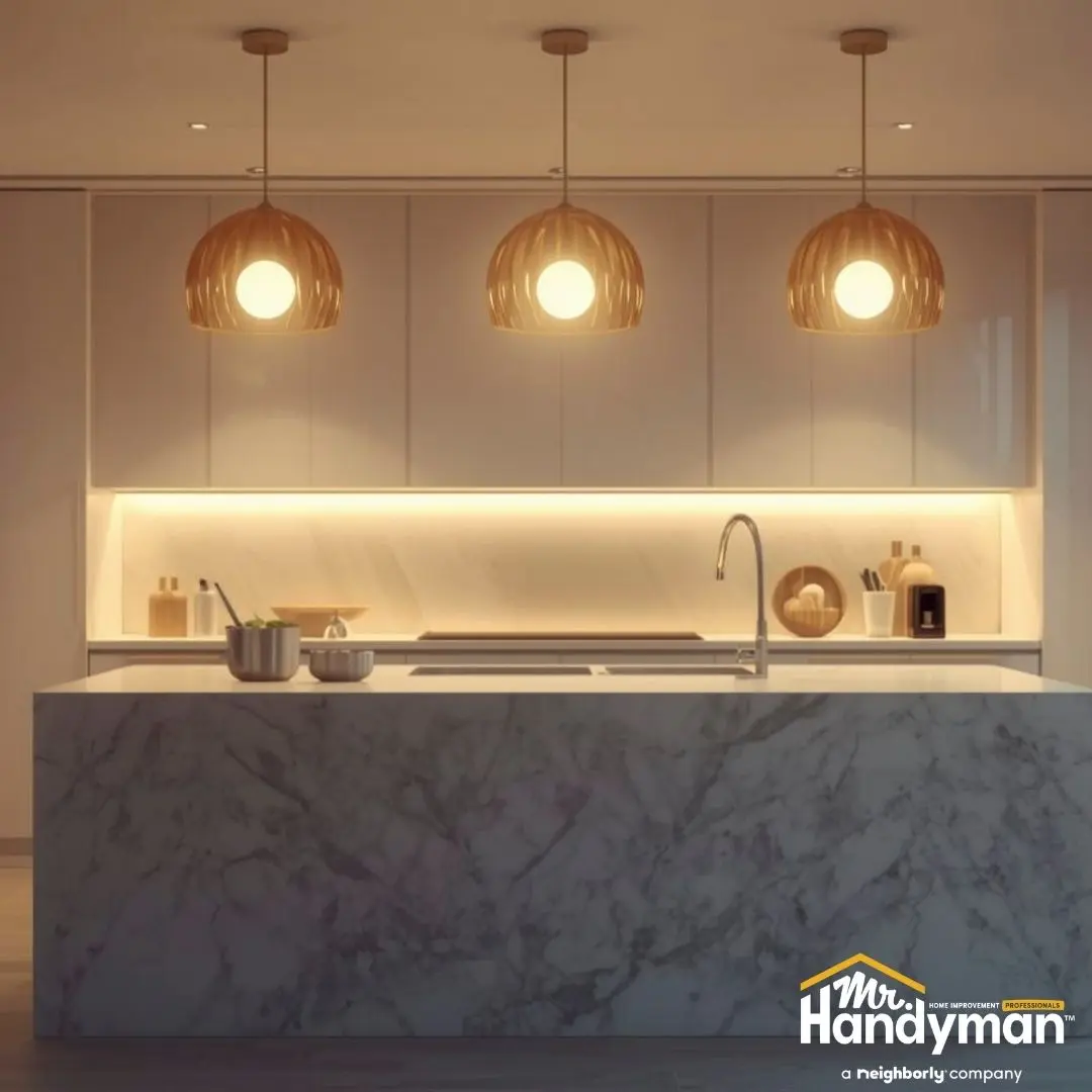 Mr Handyman Kitchen Lighting Upgrade