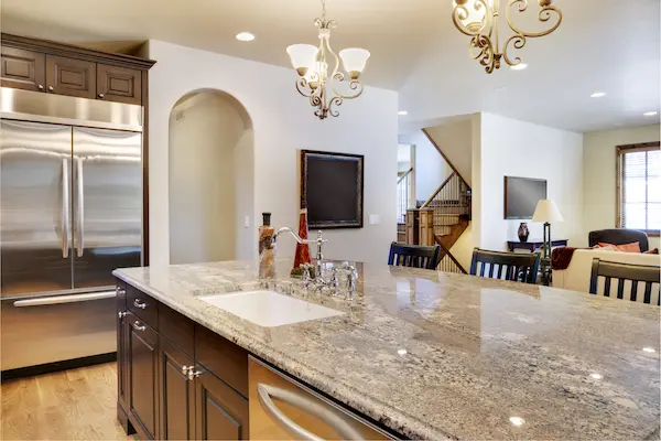 brown kitchen counter