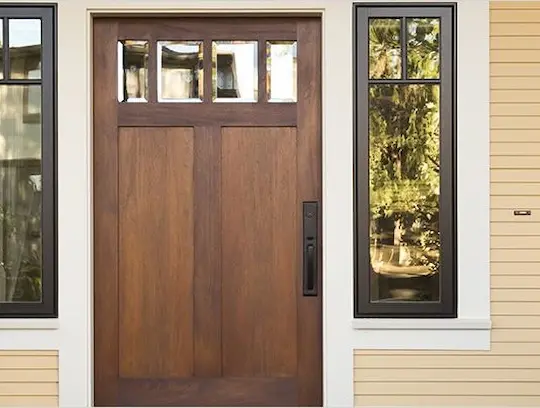 front door to a house