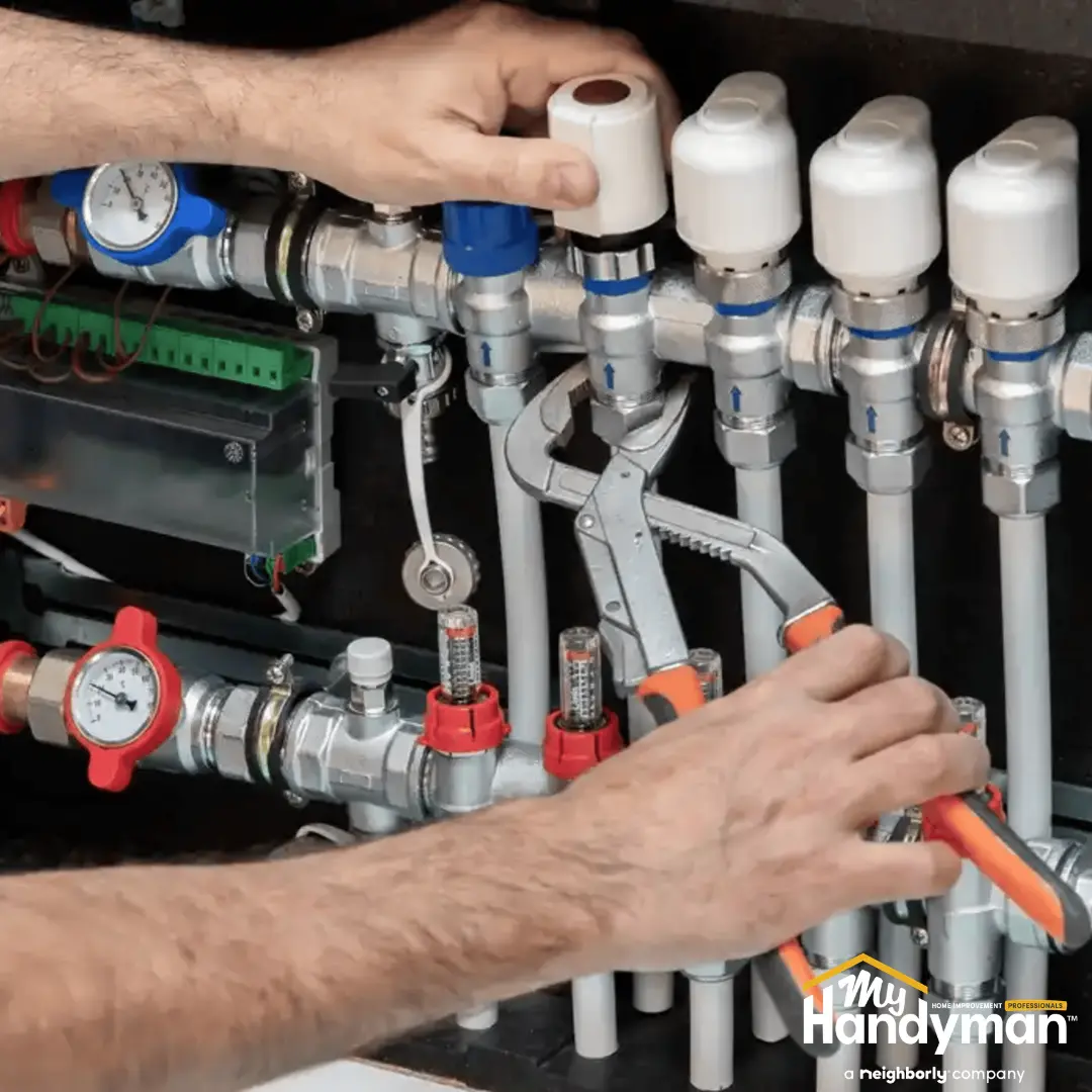 Inspecting garbage disposal pipeline.
