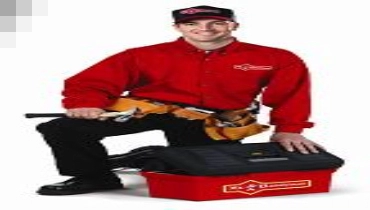 Mr-handyman technician with toolbox.