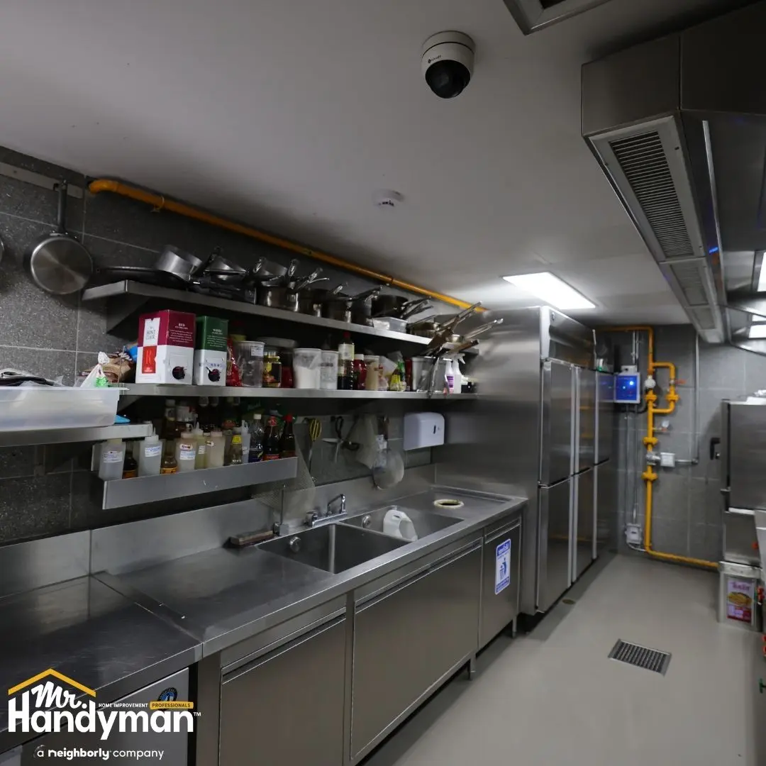 Commercial kitchen maintenance.