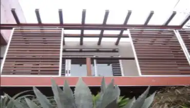 Modern house exterior.