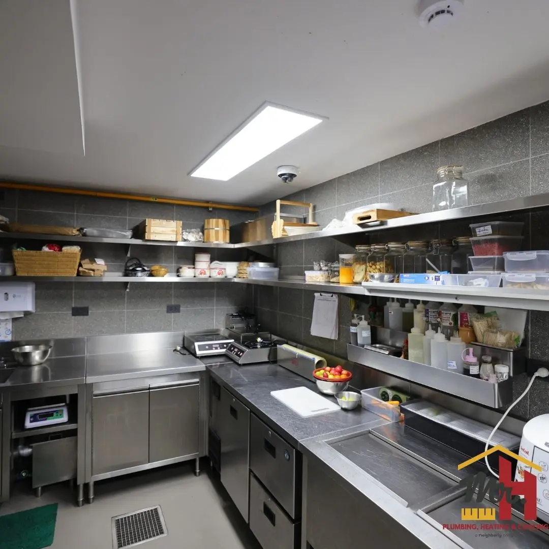 restaurant prep area