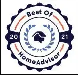 Best of HomeAdvisor 2021 Badge.