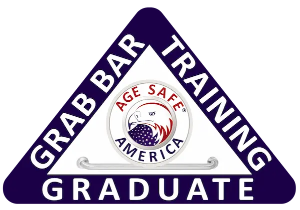 Grab bar training graduate logo.