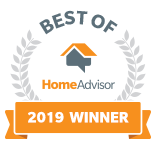 Best of Home Advisor 2019 winner badge.